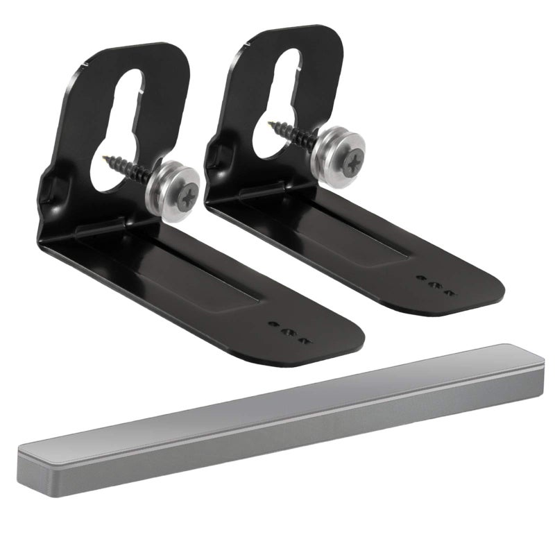 ECLINK Wall Mount Bracket for Samsung Soundbar HW-T510 HW-T450 HW-T550 HW-T650 HW-T410 HW-S60A HW-A550 HW-B450 HW-Q800B HW-Q60R HW-Q70R HW-MS57C HW-MS6500 HW-MS6511 HW-MS660 HW-MS661 HW-H450 HW-J355 HW-J450 - Image 1